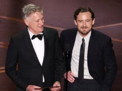 Bill Pullman, Lewis Pullman Momento padre-figlio sul palco