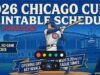 Programma stampabile dei Chicago Cubs 2026: date, orari e informazioni sulla TV