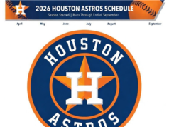 Programma Houston Astros 2026: PDF stampabile, canali TV e partite chiave