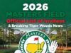 Masters Field 2026: elenco ufficiale degli ospiti e ultime notizie su Tiger Woods