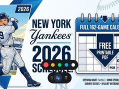 Programma dei New York Yankees 2026: date chiave, serie Subway e PDF stampabile