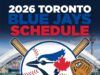 Programma stampabile dei Toronto Blue Jays 2026: TV, radio e download PDF
