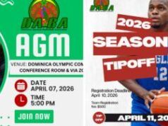 DABA annuncia la prossima assemblea generale annuale e l’inizio della stagione di basket 2026 in Dominica