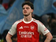 Notizie sull’Arsenal: enigma sul trasferimento di Declan Rice mentre Mikel Arteta ha detto che il suo talismano è “perduto”