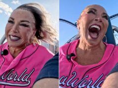 Abby Lee Miller perde la parrucca sulle montagne russe a SeaWorld