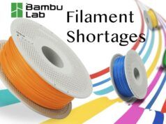 Carenza di filamenti Bamboo Lab: PETG ad alto flusso esaurito, ABS mancante
