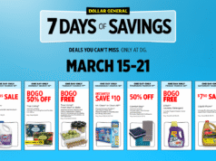 Dollar General lancia i “fantastici” saldi di 7 giorni per la primavera del 2026