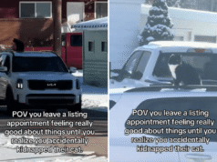 L’agente immobiliare esce dall’annuncio, poi si rende conto di chi ha erroneamente ‘rapito’