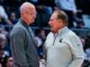 Dan Hurley e Tom Izzo attirano l’attenzione con una stretta di mano post partita negli Sweet 16