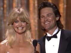 Kurt Russell e Goldie Hawn hanno proposto a Oscar insieme sotto la doccia