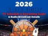 Come guardare Elite Eight 2026: palinsesto TV, streaming e guida radio