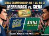 Partita del campionato MAAC 2026: programma Merrimack vs Siena, quote e tracker dei gironi