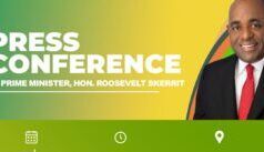 LIVE dalle 11:00: Conferenza stampa con il Primo Ministro Roosevelt Skerrit 25 marzo 2026