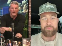 Travis Kelce reagisce alla virale ristrutturazione della casa di madre Donna