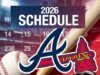 Programma Atlanta Braves 2026: risultati, PDF stampabile e guida TV