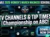 Programma stampabile della Women’s March Madness 2026: suggerimenti sui canali TV e sugli orari