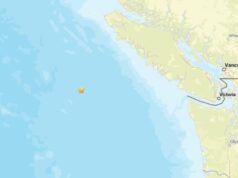 Terremoto al largo dell’isola di Vancouver