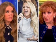 Joy Behar lascia il tavolo di “The View”, salta l’intervista a Carrie Underwood dopo che la cantante ha criticato la performance di Donald Trump