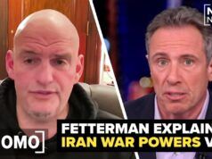 Guerra all’Iran: Fetterman denuncia i colleghi democratici per aver criticato Trump