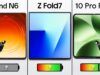 Oppo Find N6 vs Z Fold 7 vs Pixel 10 Pro Fold: durata della batteria