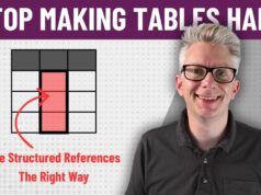 Riferimenti strutturati di Excel spiegati con nomi chiari delle tabelle
