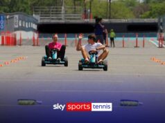 “Il perdente deve fare il bucato!” La coppia di tennisti Boulter e De Minaur gareggia sulla pista di Miami