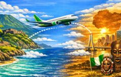 Punto di riferimento storico: St. Primo grande volo charter commerciale da St. Kitts ad Abuja, Nigeria