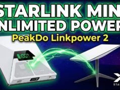 La migliore batteria per Starlink Mini? peakdu linkpower 2 si connette 5 ore