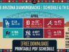 Programma 2026 degli Arizona Diamondbacks: risultati, guida TV e PDF stampabile