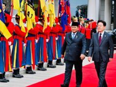 Prabowo apprezza la cerimonia di benvenuto alla Blue House: sono onorato