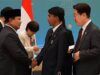 Il gesto orgoglioso di Prabowo durante l’incontro con PMI Sugianto che ha salvato 7 anziani sudcoreani