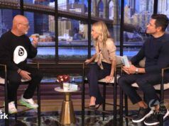Howie Mandel raddoppia per le semi-scuse imbarazzanti dopo che Mark Consuelles ha fotografato Kelly Ripa in onda