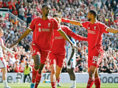 Il Liverpool batte il Crystal Palace 3-1