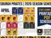 Programma 2026 dei Pittsburgh Pirates: risultati, guida TV e PDF stampabile