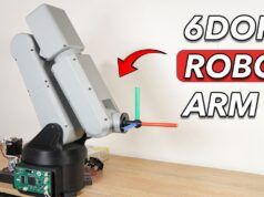 Braccio robotico fai-da-te 6-DOF da zero: progettazione, codice e PCB