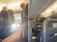 La donna si imbarca sul volo: niente la prepara per chi siede dietro