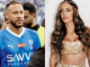 La stella del calcio brasiliano Neymar Jr con la sua fidanzata Bruna Biancardi