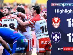 Il St Helens si porta al livello del Leeds in testa alla Super League dopo la vittoria a Wakefield